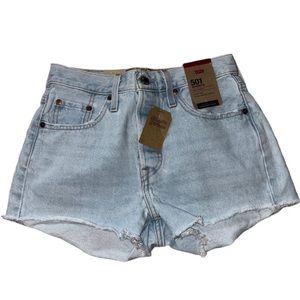 Levi’s 501 Denim High Waisted Shorts